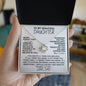 [In 37 carts...] To My Beautiful Daughter - Love Knot Necklace