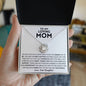 [SALE ENDS SOON] To My Loving Mom Gift - My World - Love Knot Necklace