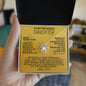 [In 26 carts...] To My Beautiful Daughter - Love Knot Necklace