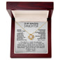 [In 37 carts...] To My Beautiful Daughter - Love Knot Necklace