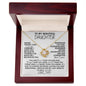 [In 32 carts...] To My Beautiful Daughter - Love Knot Necklace