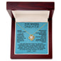 [113 in carts...] To My Beautiful Daughter - Love Knot Necklace