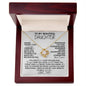 [In 38 carts...] To My Beautiful Daughter - Love Knot Necklace
