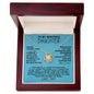 [In 24 carts...] To My Beautiful Daughter - Love Knot Necklace