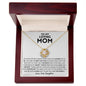 [SALE ENDS SOON] To My Loving Mom Gift - My World - Love Knot Necklace