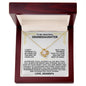 [ALMOST SOLD OUT] To My Granddaughter - Love Grandpa - Love Knot Necklace Gift Set