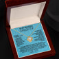 [113 in carts...] To My Beautiful Daughter - Love Knot Necklace