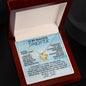 [In 33 carts...] To My Beautiful Daughter - Love Knot Necklace