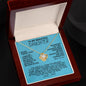[In 24 carts...] To My Beautiful Daughter - Love Knot Necklace