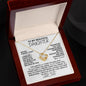 [In 32 carts...] To My Beautiful Daughter - Love Knot Necklace