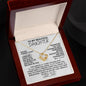 [In 38 carts...] To My Beautiful Daughter - Love Knot Necklace