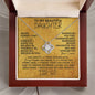 [In 35 carts...] To My Beautiful Daughter - Love Knot Necklace