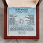 [In 33 carts...] To My Beautiful Daughter - Love Knot Necklace