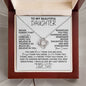 [In 32 carts...] To My Beautiful Daughter - Love Knot Necklace