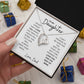 To My Daughter - Love Forever - Forever Love Heart Necklace