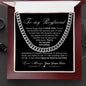 To My Boyfriend - My Favorite Everything - Cuban Link Chain