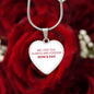To My Daughter From Mom And Dad - Love You Always And Forever - Valentine's Luxury Heart Necklace