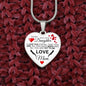To My Daughter From Mom - All You Are Yet To Be - Valentine's Luxury Heart Necklace
