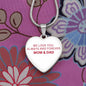To My Daughter From Mom And Dad - Love You Always And Forever - Valentine's Luxury Heart Necklace