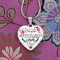 To My Daughter From Dad - All You Are Yet To Be - Valentine's Luxury Heart Necklace
