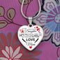 To My Daughter From Mom - All You Are Yet To Be - Valentine's Luxury Heart Necklace