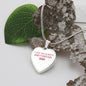 To My Daughter From Dad - Love Always And Forever - Valentine's Luxury Heart Necklace