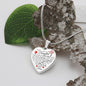 To My Daughter From Mom - See Through My Eyes - Valentine's Luxury Heart Necklace