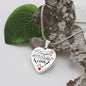 To My Daughter From Dad - All You Are Yet To Be - Valentine's Luxury Heart Necklace