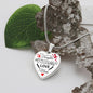 To My Daughter From Mom - All You Are Yet To Be - Valentine's Luxury Heart Necklace