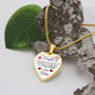 To My Daughter From Mom - Promise To Love You - Valentine's Luxury Heart Necklace