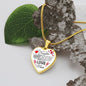 To My Daughter From Mom - Braver Than You Believe - Luxury Heart Necklace