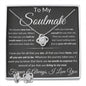 Gift For Soulmate Love Knot Necklace With Earrings Dream Msg