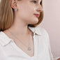 Gift For Daughter From Dad - I Love You For All That You Are (Love Knot Necklace w/Earrings)