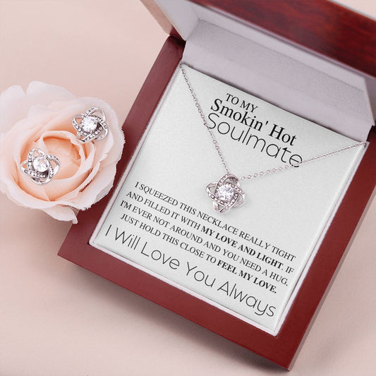 To My Soulmate - Love And Light - Valentine's Love Knot Necklace