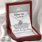 To My Soulmate - Straighten Your Crown - Valentine's Love Knot Necklace