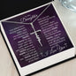 To My Daughter - Faith - Graduation Faith Cross Necklace