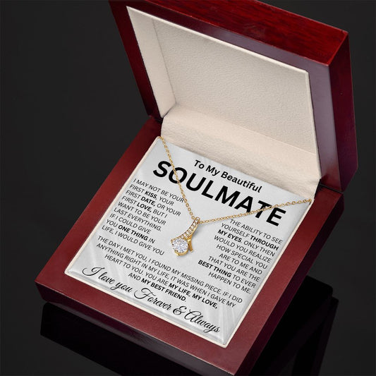 To My Soulmate - Last Kiss - Valentine's Alluring Beauty Necklace