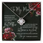 To My Mom - Best Mother - Mother's Day Love Knot Necklace