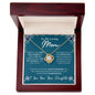 To My Loving Mom - Loving Mother - Mother's Day Love Knot Necklace