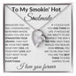 To My Soulmate - Hot Soulmate - Valentine's Love Heart Necklace