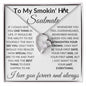 To My Soulmate - My Queen - Valentine's Love Heart Necklace
