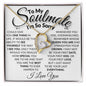 To My Soulmate - I'm So Sorry - Valentine's Love Heart Necklace
