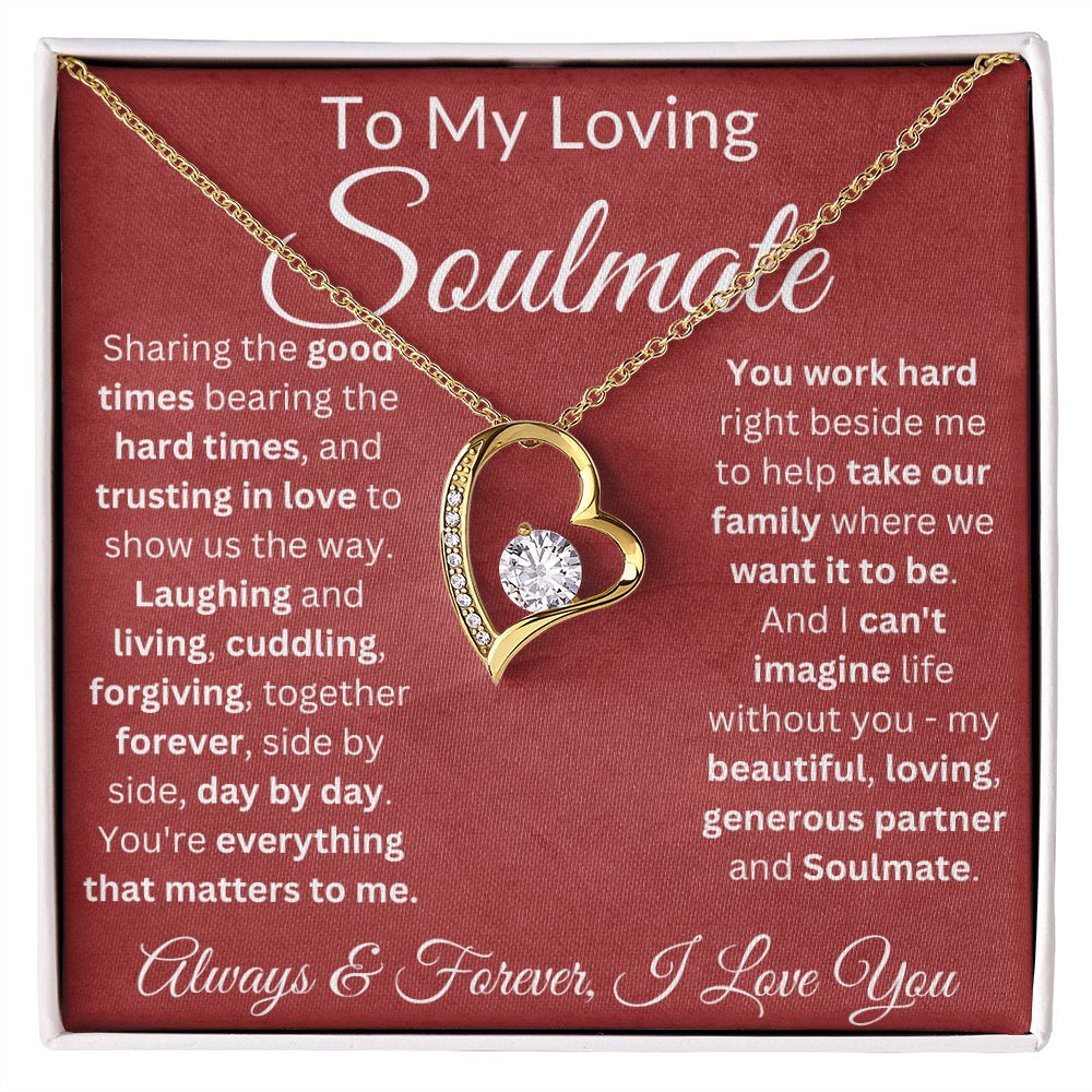 Trust In Love To Show Us The Way - Forever Love Necklace For Soulmate
