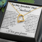 To My Soulmate - Hot Soulmate - Valentine's Love Heart Necklace